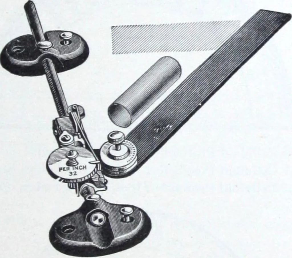 An illustration from Illustrated catalogue and price-list of drawing and tracing papers, sun print papers and equipments, drawing instruments and materials, surveying instruments, accessories, etc. / Kolesch & Company., 1907, leaf 84