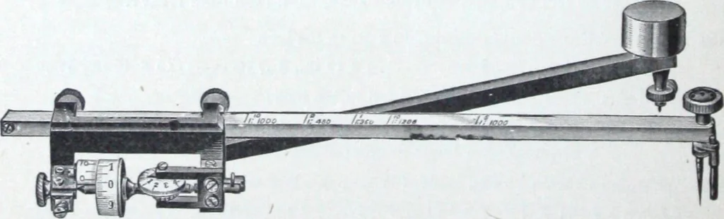 An illustration from Illustrated catalogue and price-list of drawing and tracing papers, sun print papers and equipments, drawing instruments and materials, surveying instruments, accessories, etc. / Kolesch & Company., 1907, leaf 97