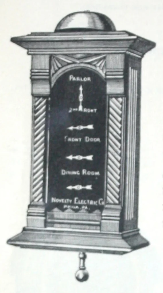 An illustration from Illustrated catalogue and price list of bells, electric gas burners, batteries, push buttons ..., 1899, leaf 27