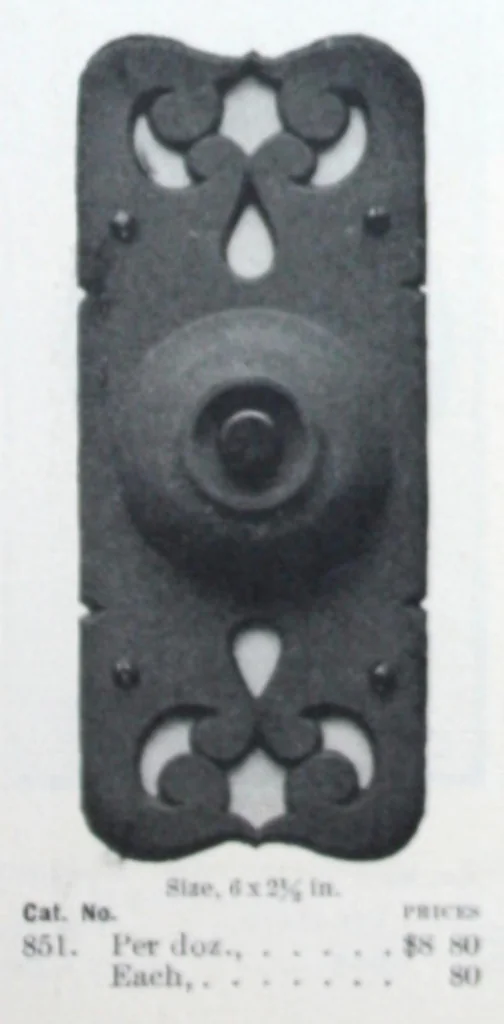 An illustration from Illustrated catalogue and price list of bells, electric gas burners, batteries, push buttons ..., 1899, leaf 36