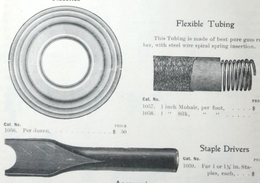 An illustration from Illustrated catalogue and price list of bells, electric gas burners, batteries, push buttons ..., 1899, leaf 59