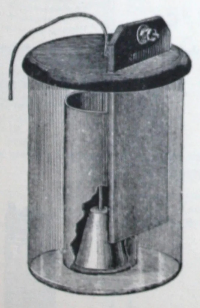 An illustration from Illustrated catalogue and price list of bells, electric gas burners, batteries, push buttons ..., 1899, leaf 6