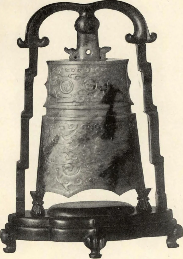 An illustration from Illustrated catalogue of antique Chinese bronzes, porcelains, pottery, tomb jades and rare old Chinese paintings belonging to the well-known connoisseur Dr. John C. Ferguson, 1916, leaf 25