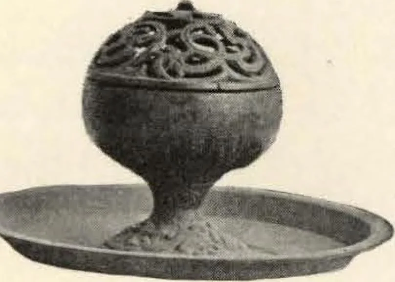 An illustration from Illustrated catalogue of antique Chinese bronzes, porcelains, pottery, tomb jades and rare old Chinese paintings belonging to the well-known connoisseur Dr. John C. Ferguson, 1916, leaf 54