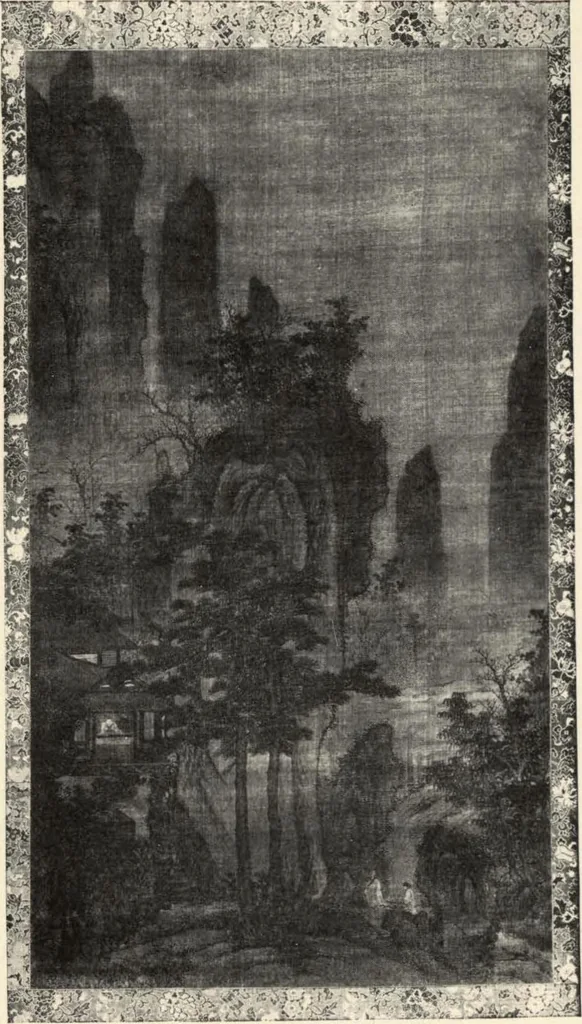 An illustration from Illustrated catalogue of antique Chinese bronzes, porcelains, pottery, tomb jades and rare old Chinese paintings belonging to the well-known connoisseur Dr. John C. Ferguson, 1916, leaf 77
