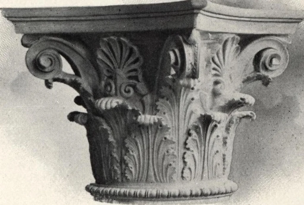 An illustration from Illustrated catalogue of composition capitals and brackets., 1906, leaf 10