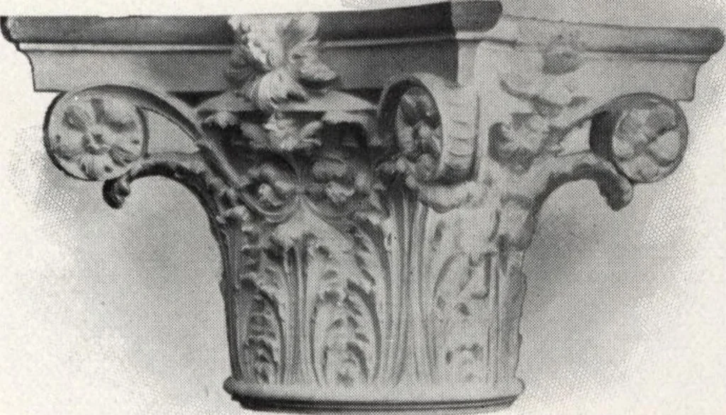 An illustration from Illustrated catalogue of composition capitals and brackets., 1906, leaf 26