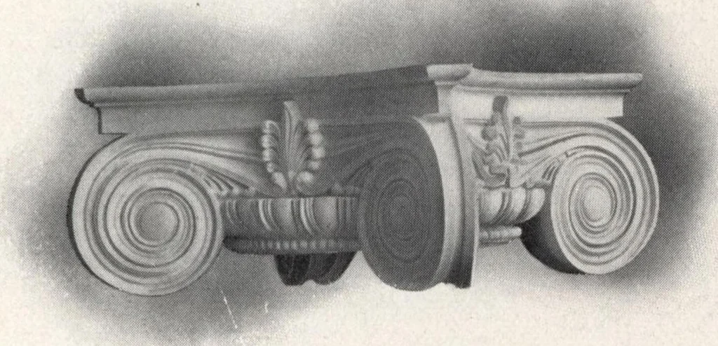 An illustration from Illustrated catalogue of composition capitals and brackets., 1906, leaf 28