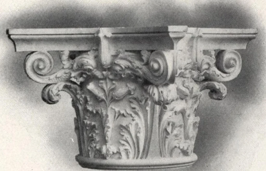 An illustration from Illustrated catalogue of composition capitals and brackets., 1906, leaf 40
