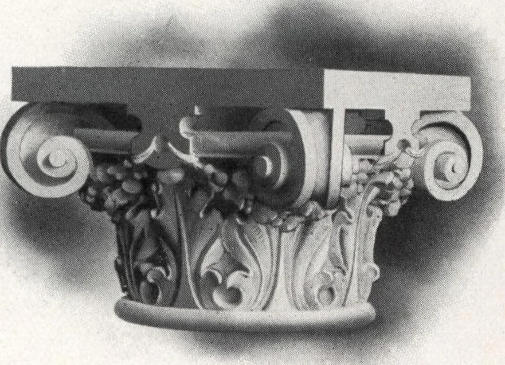 An illustration from Illustrated catalogue of composition capitals and brackets., 1906, leaf 46