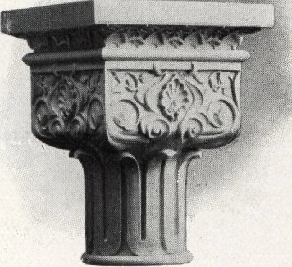 An illustration from Illustrated catalogue of composition capitals and brackets., 1906, leaf 46