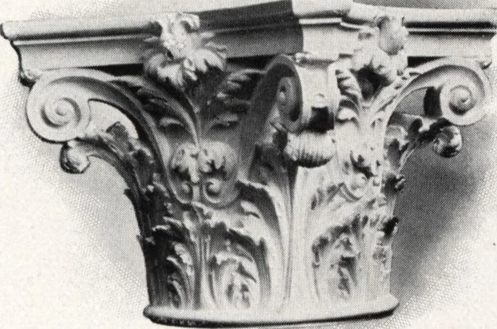 An illustration from Illustrated catalogue of composition capitals and brackets., 1906, leaf 50