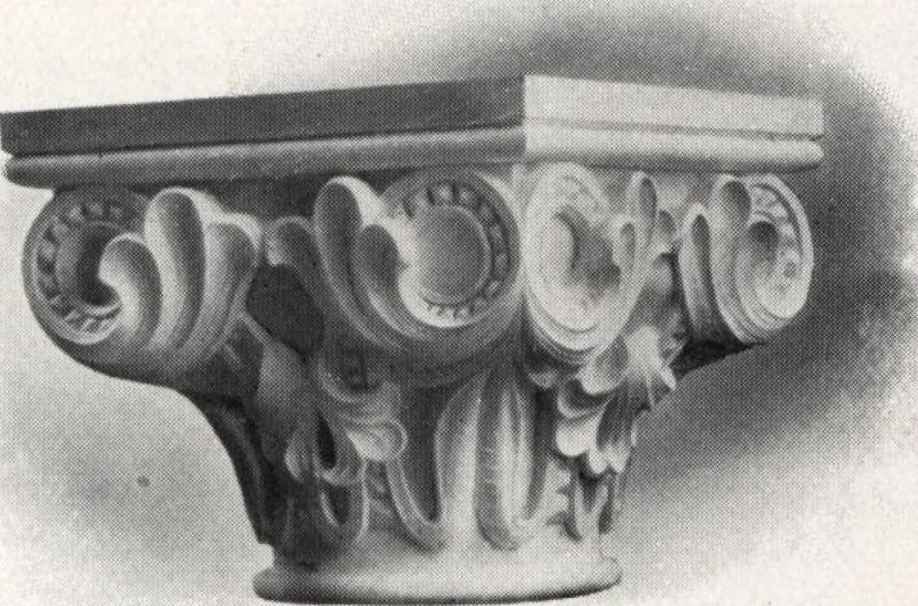 An illustration from Illustrated catalogue of composition capitals and brackets., 1906, leaf 54