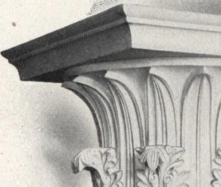 An illustration from Illustrated catalogue of composition capitals and brackets., 1906, leaf 56