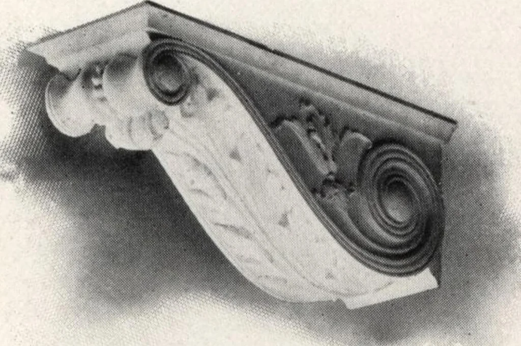 An illustration from Illustrated catalogue of composition capitals and brackets., 1906, leaf 64