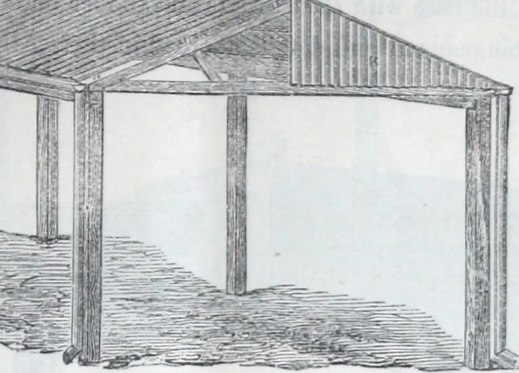 An illustration from Illustrated catalogue of galvanized iron roofing and shedding, iron structures, &c. : patent portable steel railways, railway plant, iron bridges, &c., 1884, leaf 10