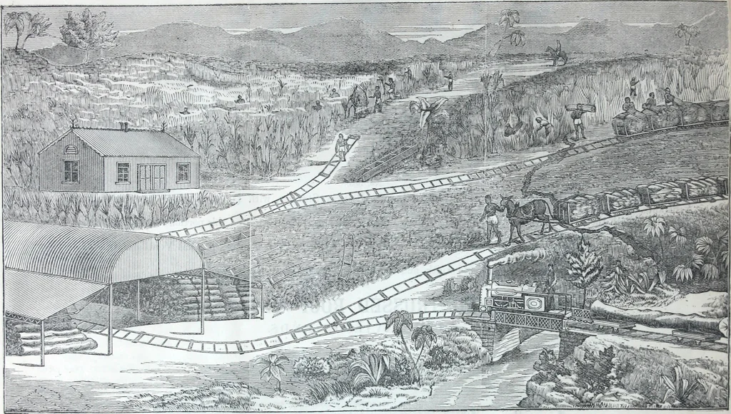 An illustration from Illustrated catalogue of galvanized iron roofing and shedding, iron structures, &c. : patent portable steel railways, railway plant, iron bridges, &c., 1884, leaf 29