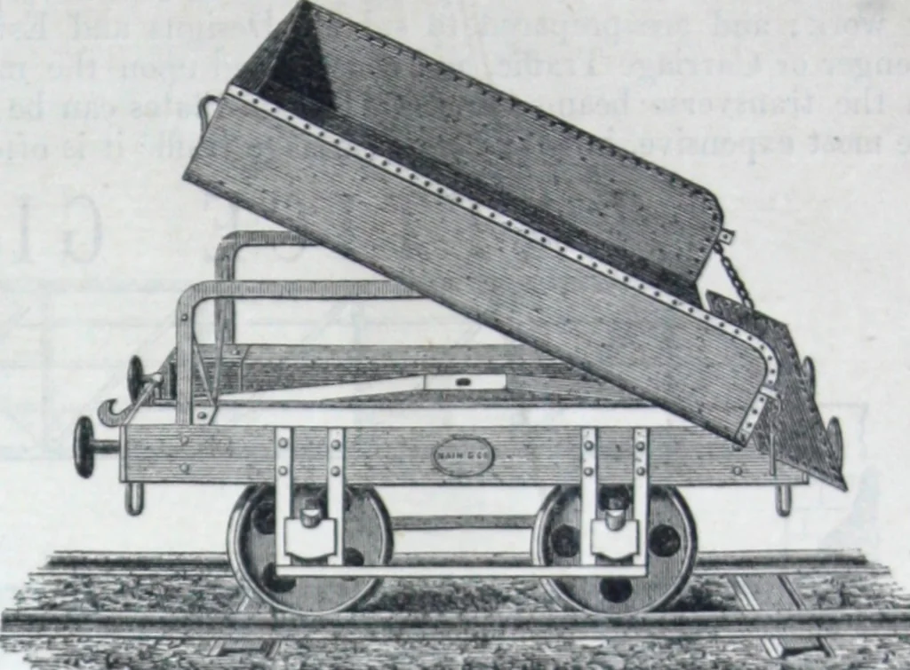 An illustration from Illustrated catalogue of galvanized iron roofing and shedding, iron structures, &c. : patent portable steel railways, railway plant, iron bridges, &c., 1884, leaf 30