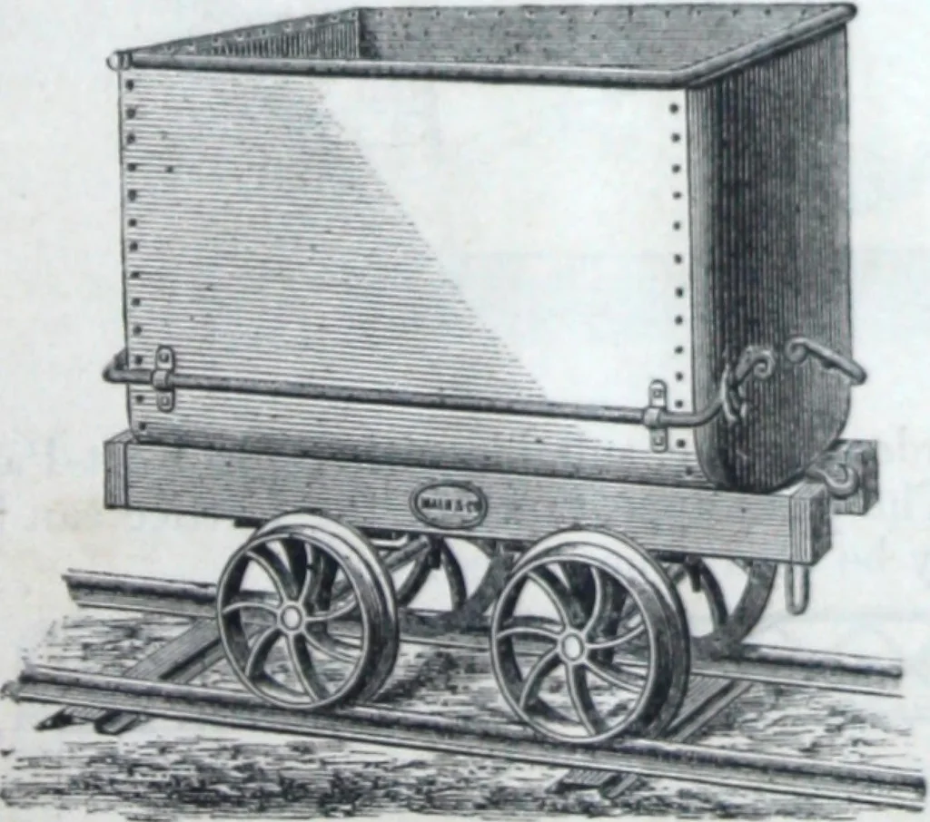 An illustration from Illustrated catalogue of galvanized iron roofing and shedding, iron structures, &c. : patent portable steel railways, railway plant, iron bridges, &c., 1884, leaf 30