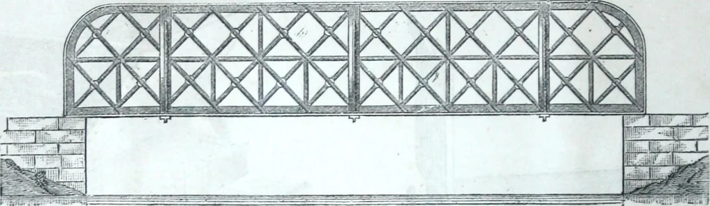 An illustration from Illustrated catalogue of galvanized iron roofing and shedding, iron structures, &c. : patent portable steel railways, railway plant, iron bridges, &c., 1884, leaf 31