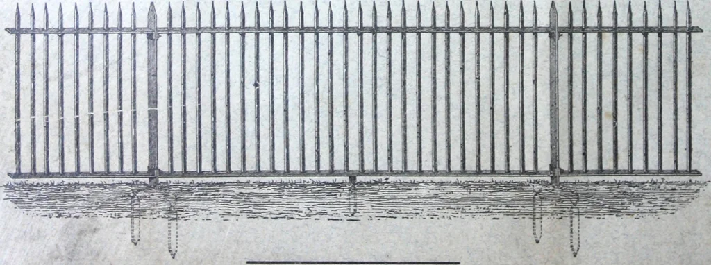 An illustration from Illustrated catalogue of galvanized iron roofing and shedding, iron structures, &c. : patent portable steel railways, railway plant, iron bridges, &c., 1884, leaf 33