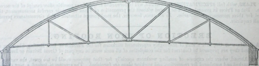 An illustration from Illustrated catalogue of galvanized iron roofing and shedding, iron structures, &c. : patent portable steel railways, railway plant, iron bridges, &c., 1884, leaf 5