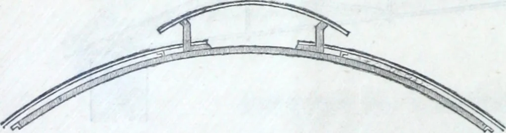 An illustration from Illustrated catalogue of galvanized iron roofing and shedding, iron structures, &c. : patent portable steel railways, railway plant, iron bridges, &c., 1884, leaf 7