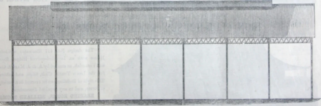 An illustration from Illustrated catalogue of galvanized iron roofing and shedding, iron structures, &c. : patent portable steel railways, railway plant, iron bridges, &c., 1884, leaf 8