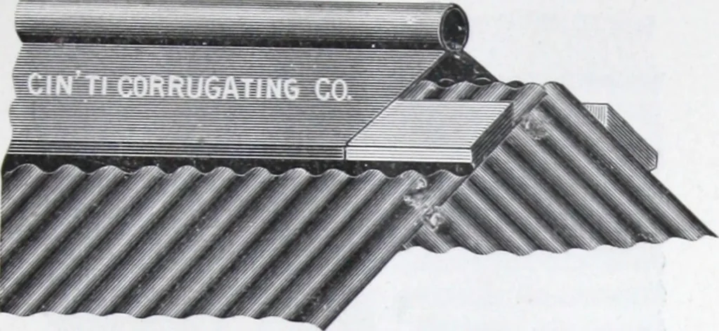 An illustration from Illustrated catalogue of the Cincinnati Corrugating Co. ... : superior corrugated and other sheet metal building material., 1893, leaf 12