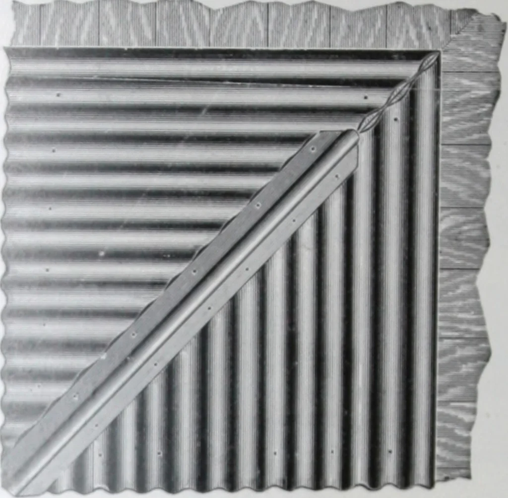 An illustration from Illustrated catalogue of the Cincinnati Corrugating Co. ... : superior corrugated and other sheet metal building material., 1893, leaf 13