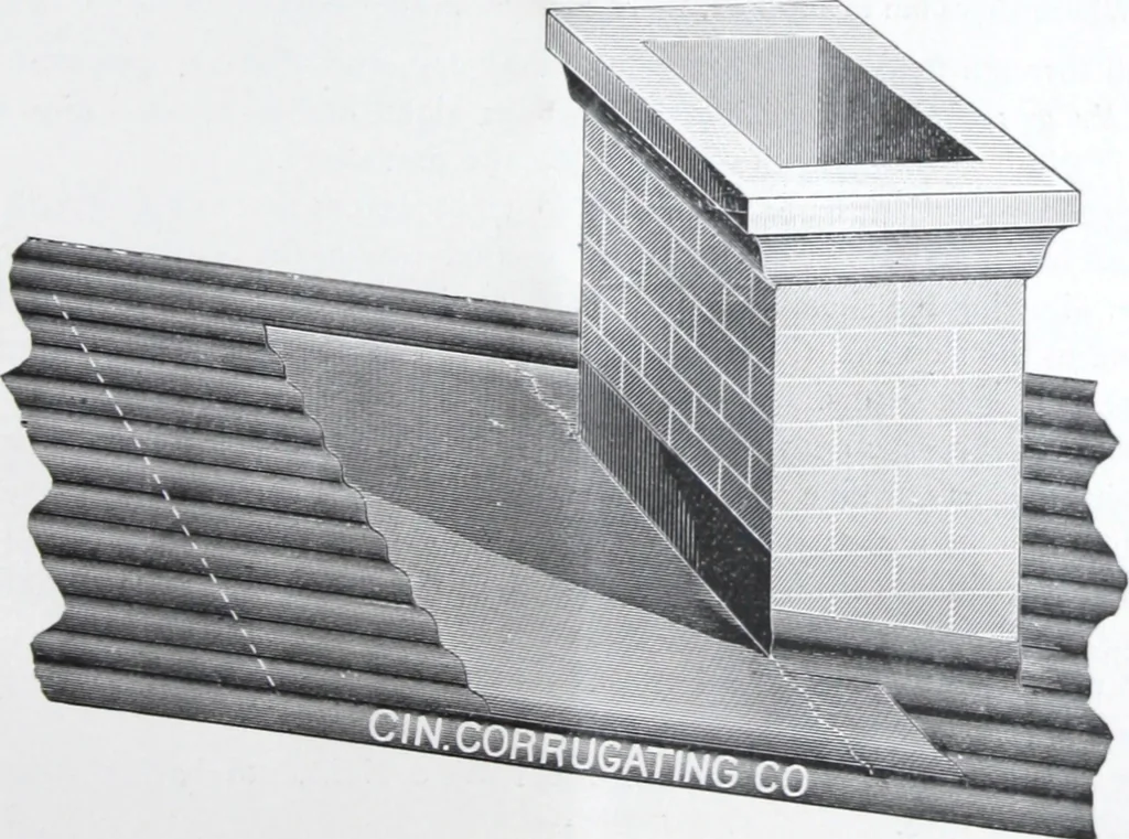 An illustration from Illustrated catalogue of the Cincinnati Corrugating Co. ... : superior corrugated and other sheet metal building material., 1893, leaf 14