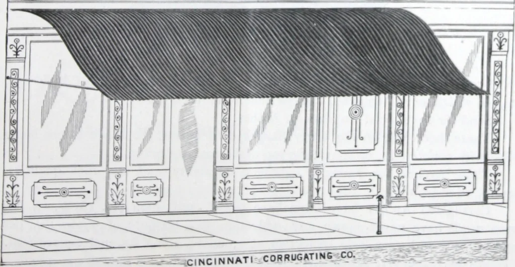 An illustration from Illustrated catalogue of the Cincinnati Corrugating Co. ... : superior corrugated and other sheet metal building material., 1893, leaf 18