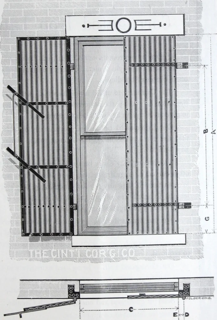 An illustration from Illustrated catalogue of the Cincinnati Corrugating Co. ... : superior corrugated and other sheet metal building material., 1893, leaf 24