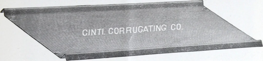 An illustration from Illustrated catalogue of the Cincinnati Corrugating Co. ... : superior corrugated and other sheet metal building material., 1893, leaf 34