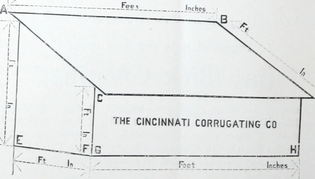 An illustration from Illustrated catalogue of the Cincinnati Corrugating Co. ... : superior corrugated and other sheet metal building material., 1893, leaf 39