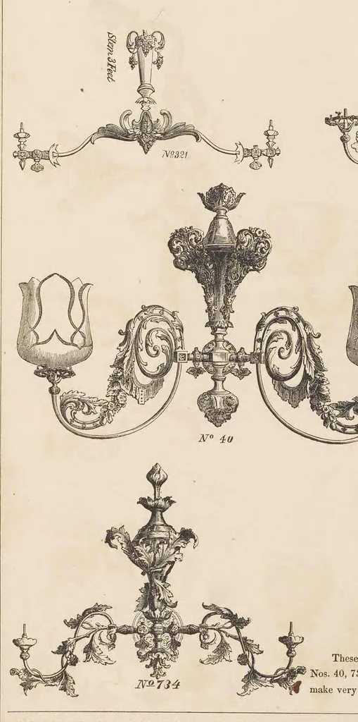 An illustration from Illustrated catalogue of lamps, gas fixtures, &c, 1856, leaf 56