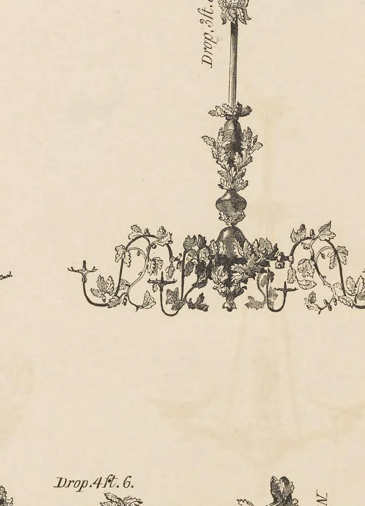 An illustration from Illustrated catalogue of lamps, gas fixtures, &c, 1856, leaf 68