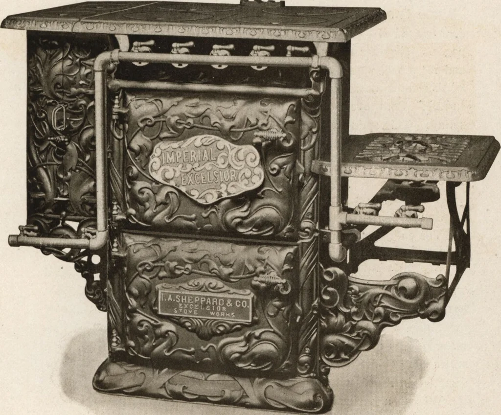 An illustration from Imperial Excelsior Gas Ranges., 1905, leaf 14