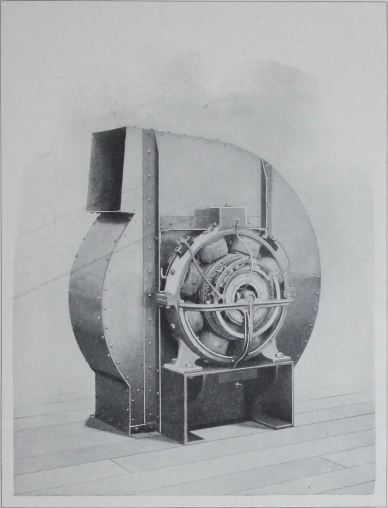An illustration from Industrial applications of electricity., 1900, leaf 12