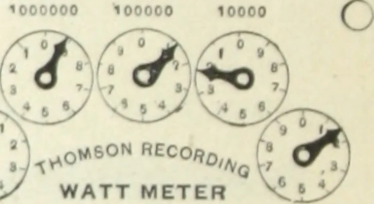 An illustration from Instructions for installing and operating the Thomson recording watt-meter., 1896, leaf 25