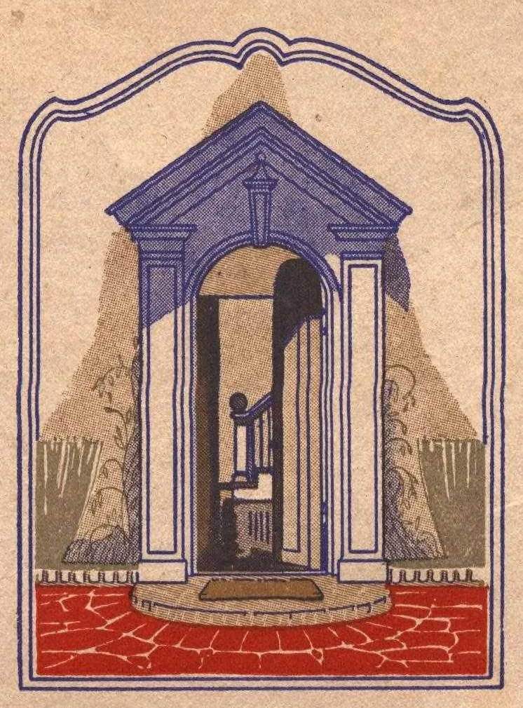 An illustration from Interior and exterior decoration: suggested decorative treatments for the home owner that beautify and protect., 1924, leaf 0