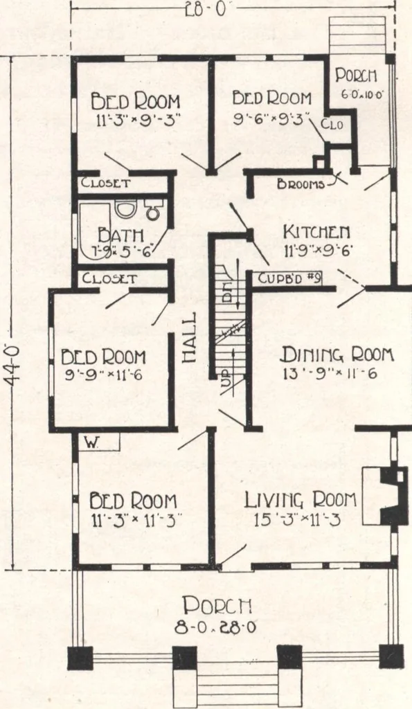 An illustration from Sterling homes, catalog no. 17, 1920, leaf 13