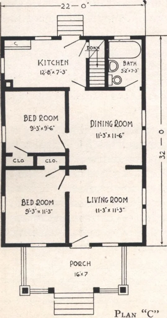 An illustration from Sterling homes, catalog no. 17, 1920, leaf 19
