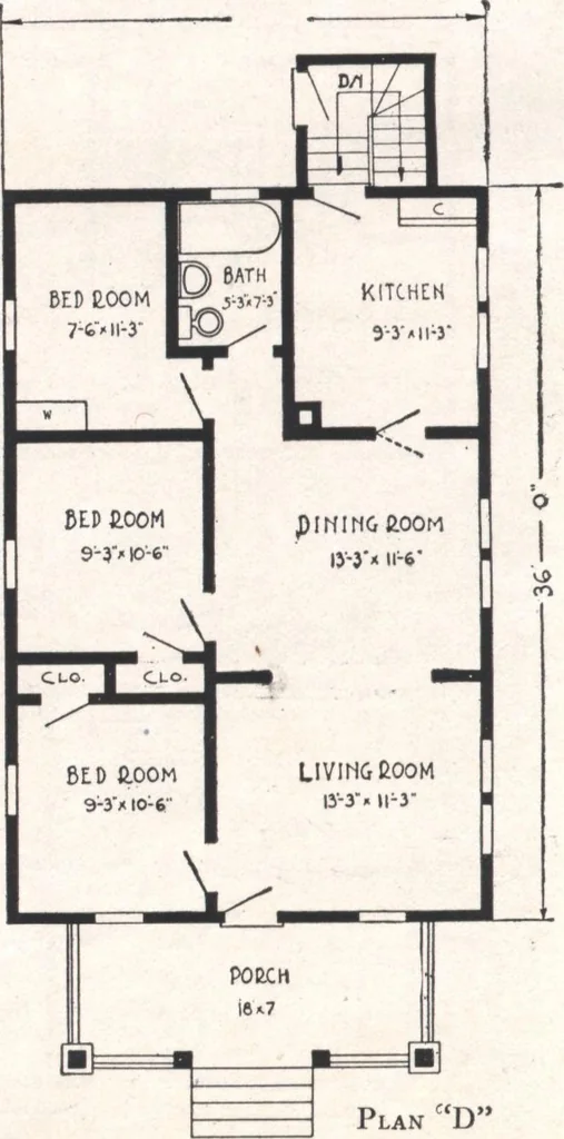 An illustration from Sterling homes, catalog no. 17, 1920, leaf 19