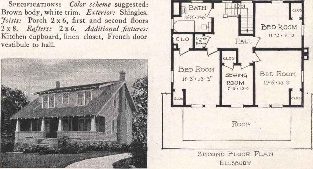 An illustration from Sterling homes, catalog no. 17, 1920, leaf 20