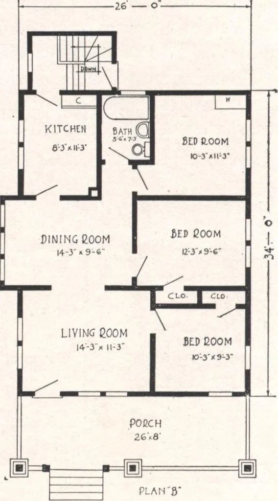 An illustration from Sterling homes, catalog no. 17, 1920, leaf 23