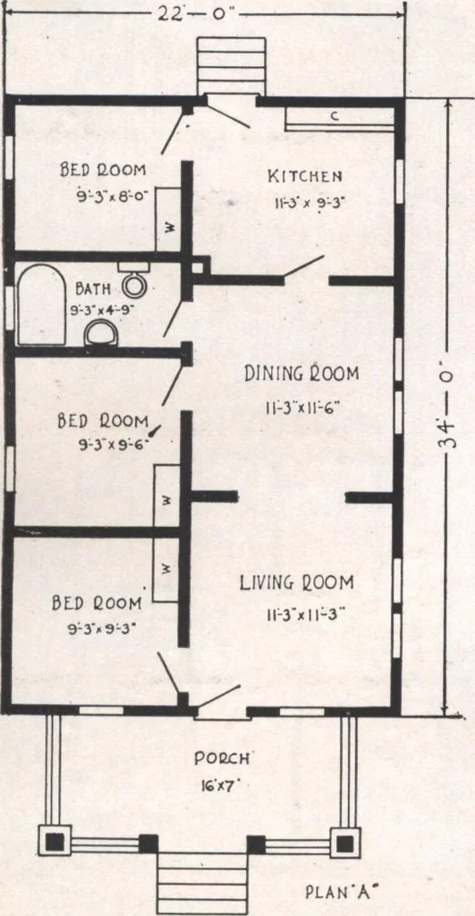 An illustration from Sterling homes, catalog no. 17, 1920, leaf 29