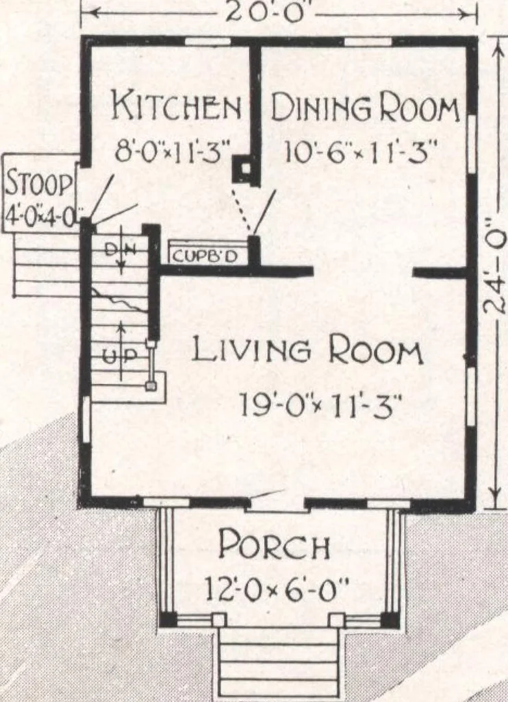 An illustration from Sterling homes, catalog no. 17, 1920, leaf 42