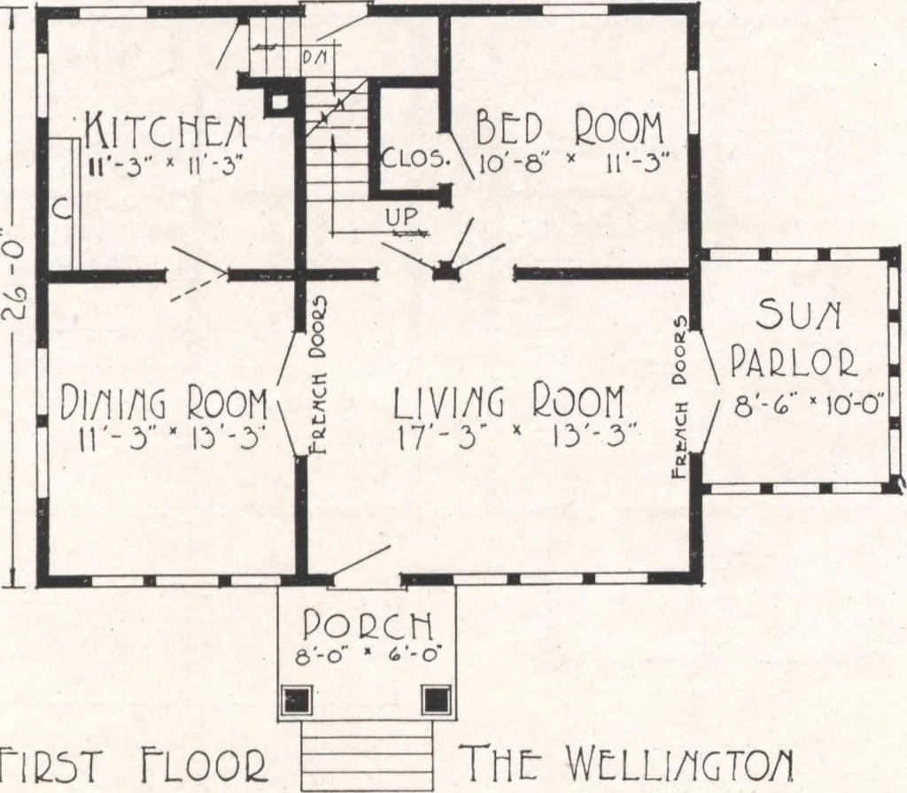 An illustration from Sterling homes, catalog no. 17, 1920, leaf 46