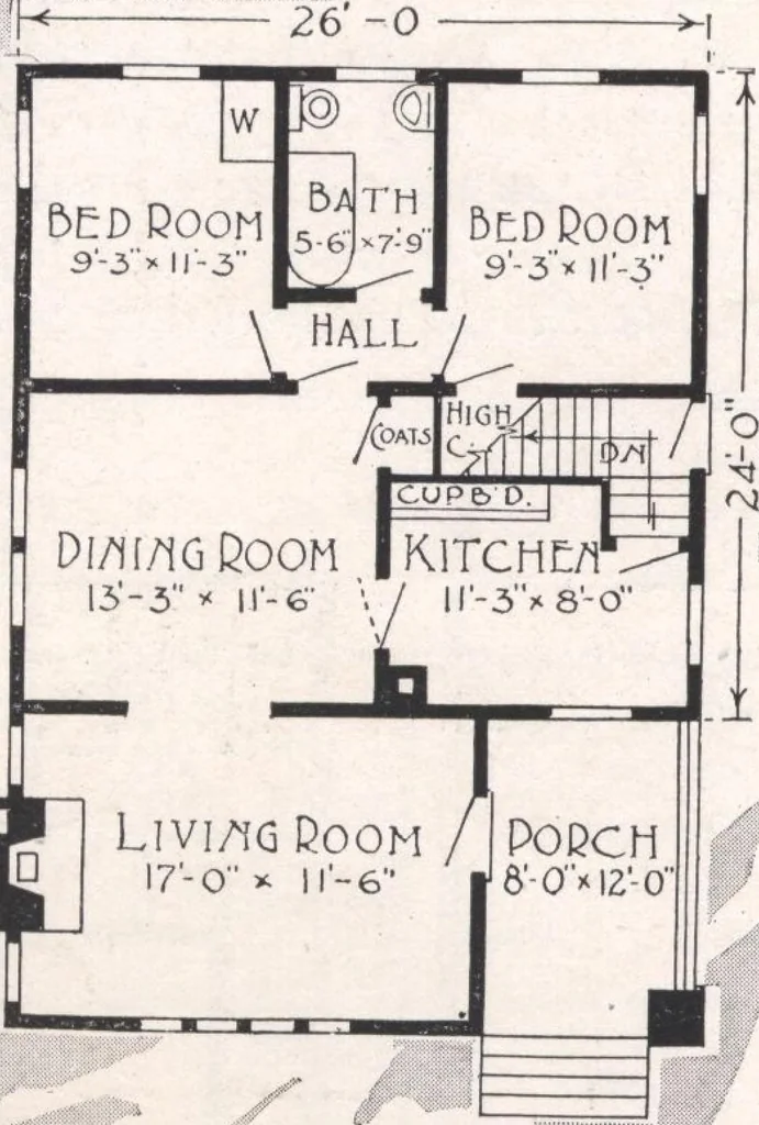 An illustration from Sterling homes, catalog no. 17, 1920, leaf 49